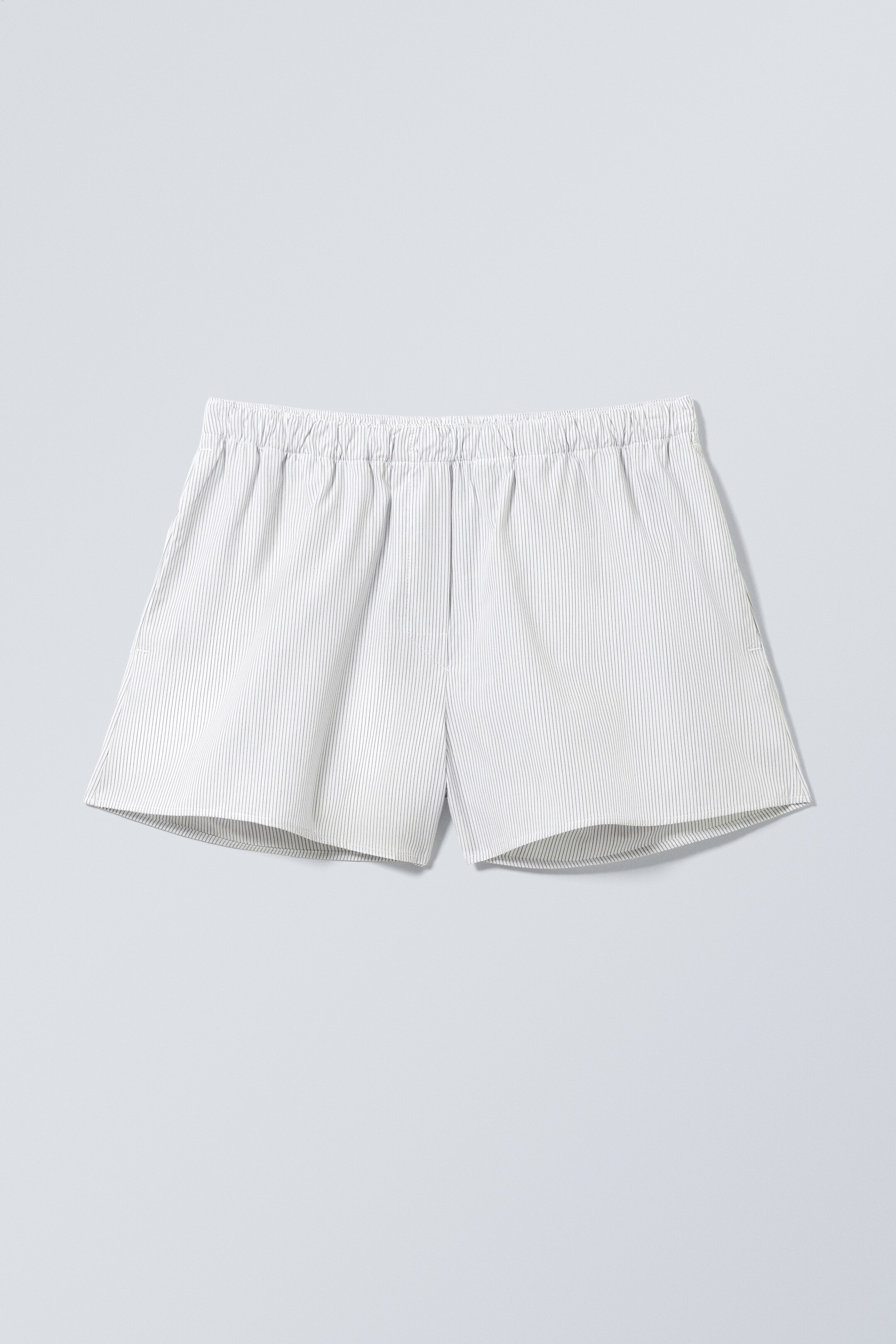 Größeres Bild anzeigen: Relaxte Baumwoll-Boxershorts - Weiß/Gestreift - Ladies | H&M AT 4