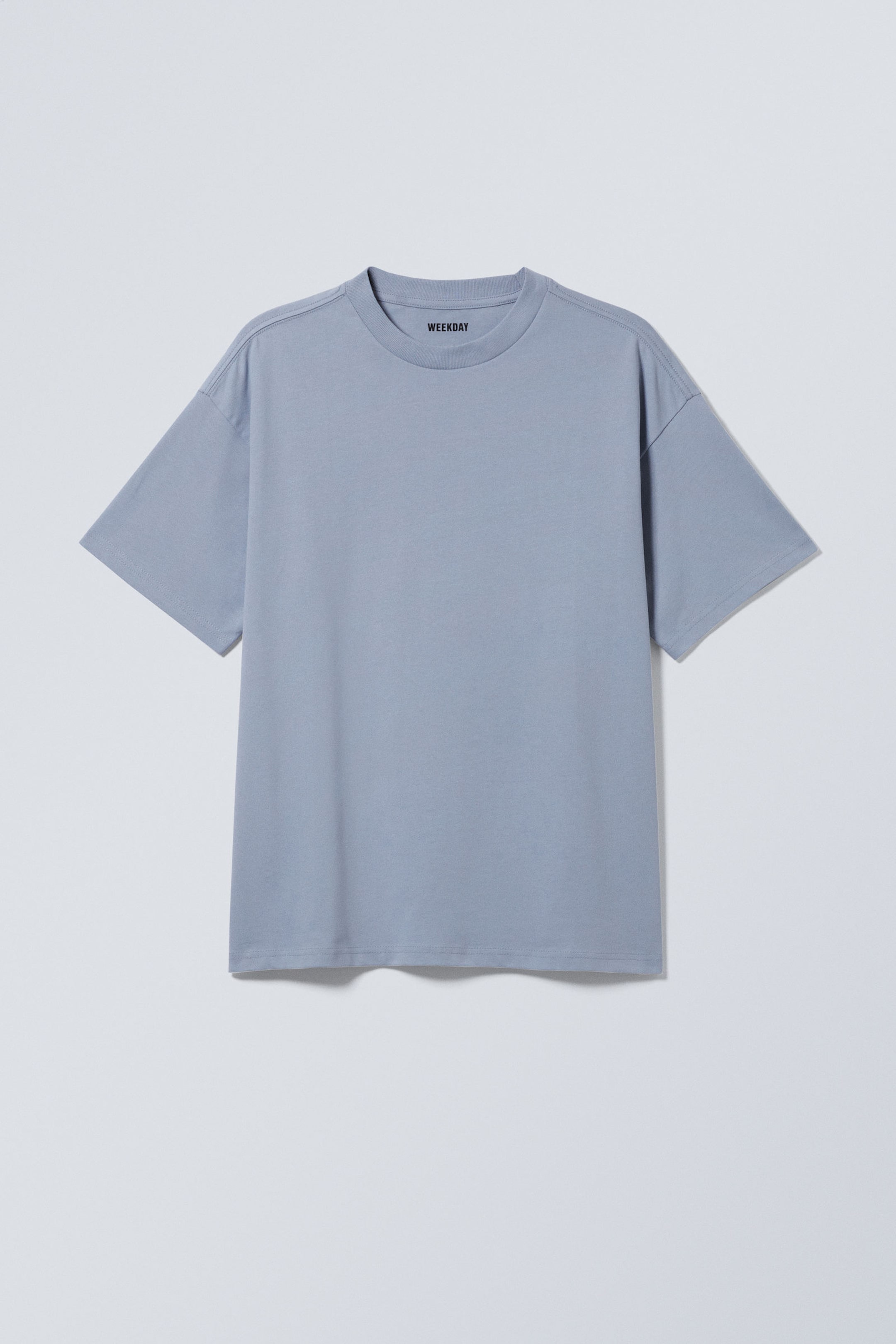 Licht vaalblauw - Recht T-shirt - 3