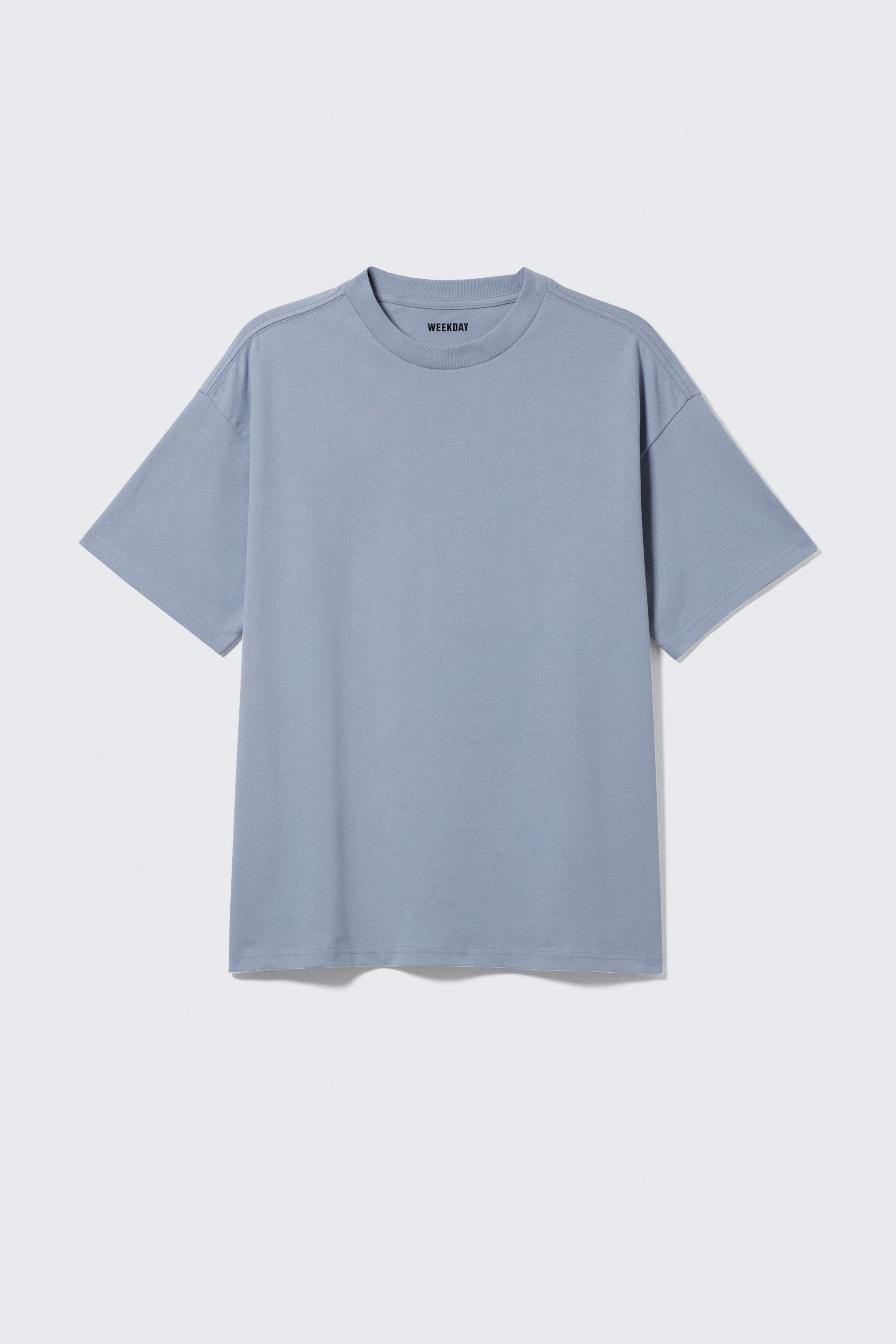 Helles Taubenblau - Boxy T-Shirt mit lockerer Passform - 4