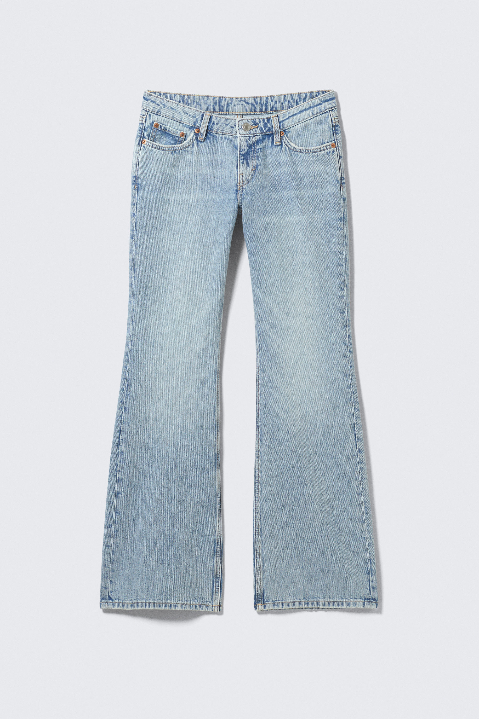 Lip Blue - Ljusblå - Nova Low Waist Slim Bootcut Leg Jeans - 5