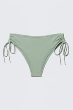 Vert clair poudré - Bas de maillot avec liens à nouer - 3