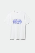 Frittiert - Oversized-T-Shirt mit Grafikprint - 0