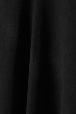 Black - Open Back Maxi Halter Dress - 2