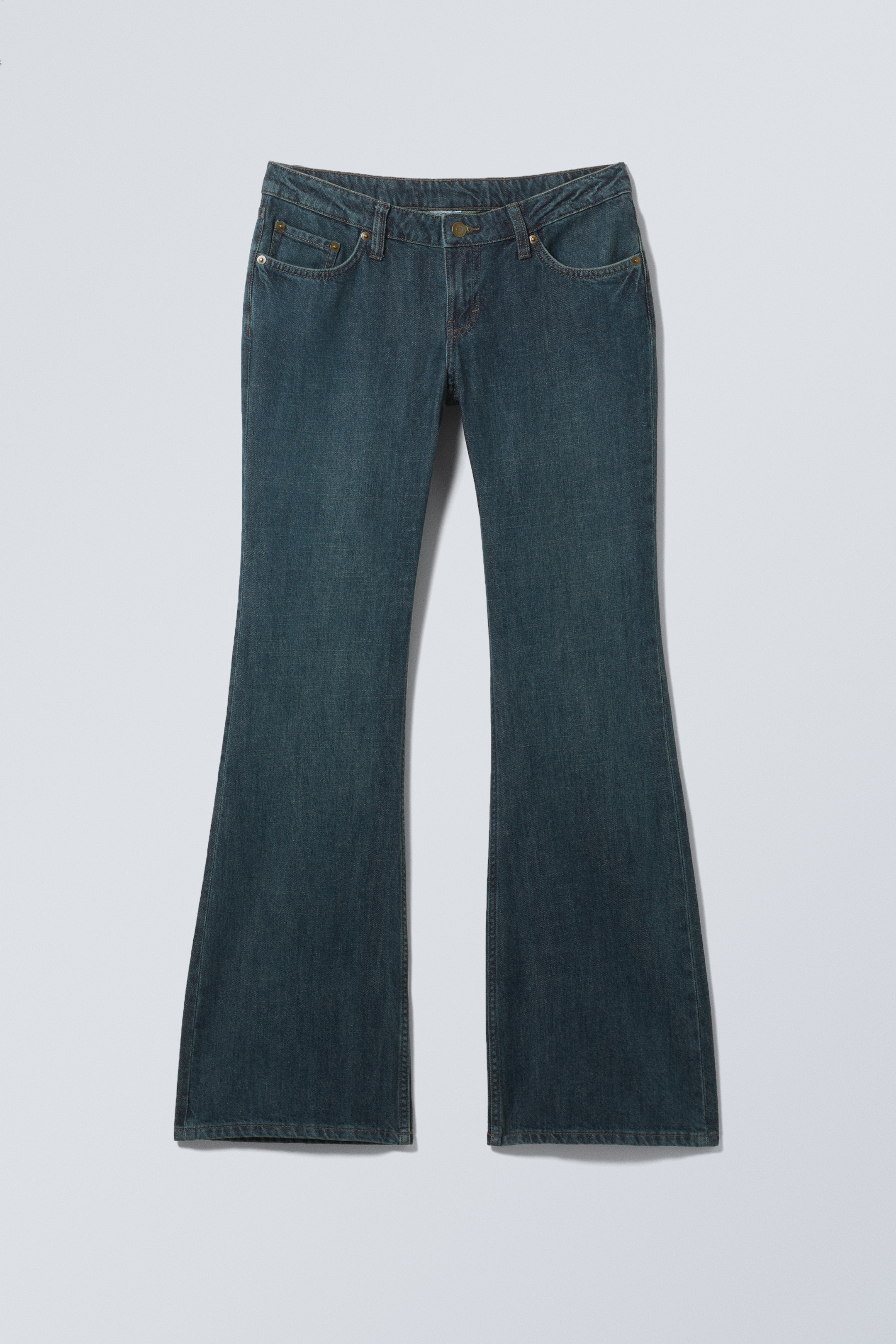 Ver imagem maior: Calças de ganga justas de cintura descida Nova - Lake Blue - Azul médio - SENHORA | H&M PT 6