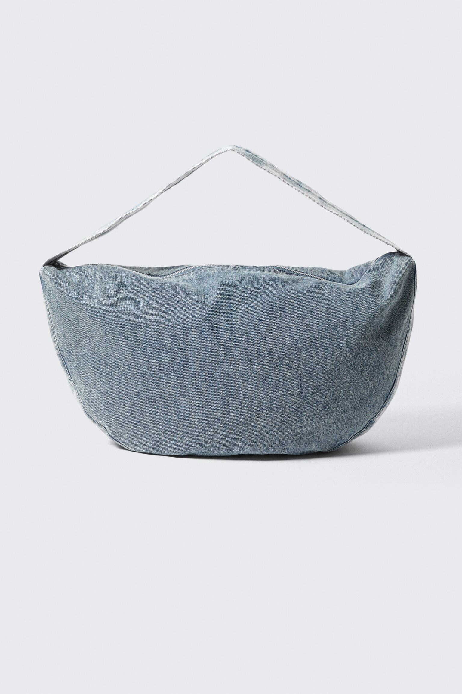 Samir – Crossbody Bag aus Denim - Blau
