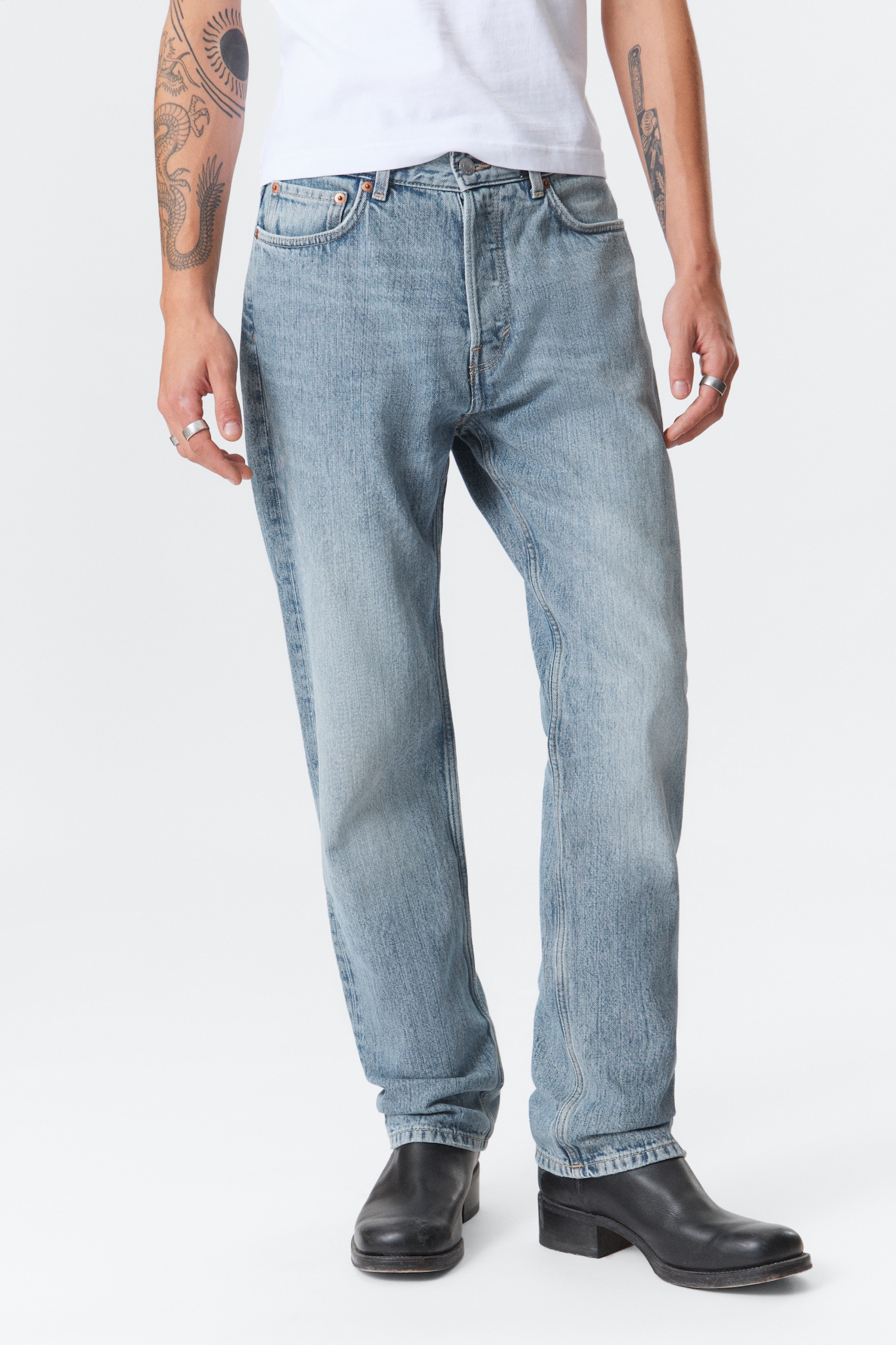 Space Relaxed Straight Leg Jeans - Blue Stream - Medium Blue/2000 Blue - Medium Blue/Risso Black - Black/Second Blue - Medium Blue/Tuned Black - Black/Iron Blue/Aeon Blue - Light Blue/Morning Blue - Dark Blue/Obsidian Black - Black - 5