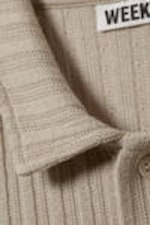 Dusty Mole - Knitted Short-Sleeved Button-Up Shirt - 5