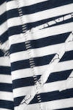 Schwarz-Weiß gestreift - CM x LB körperbetontes Unisex-Longsleeve - 8
