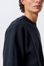 Marineblau - Klassisches Sweatshirt - 1