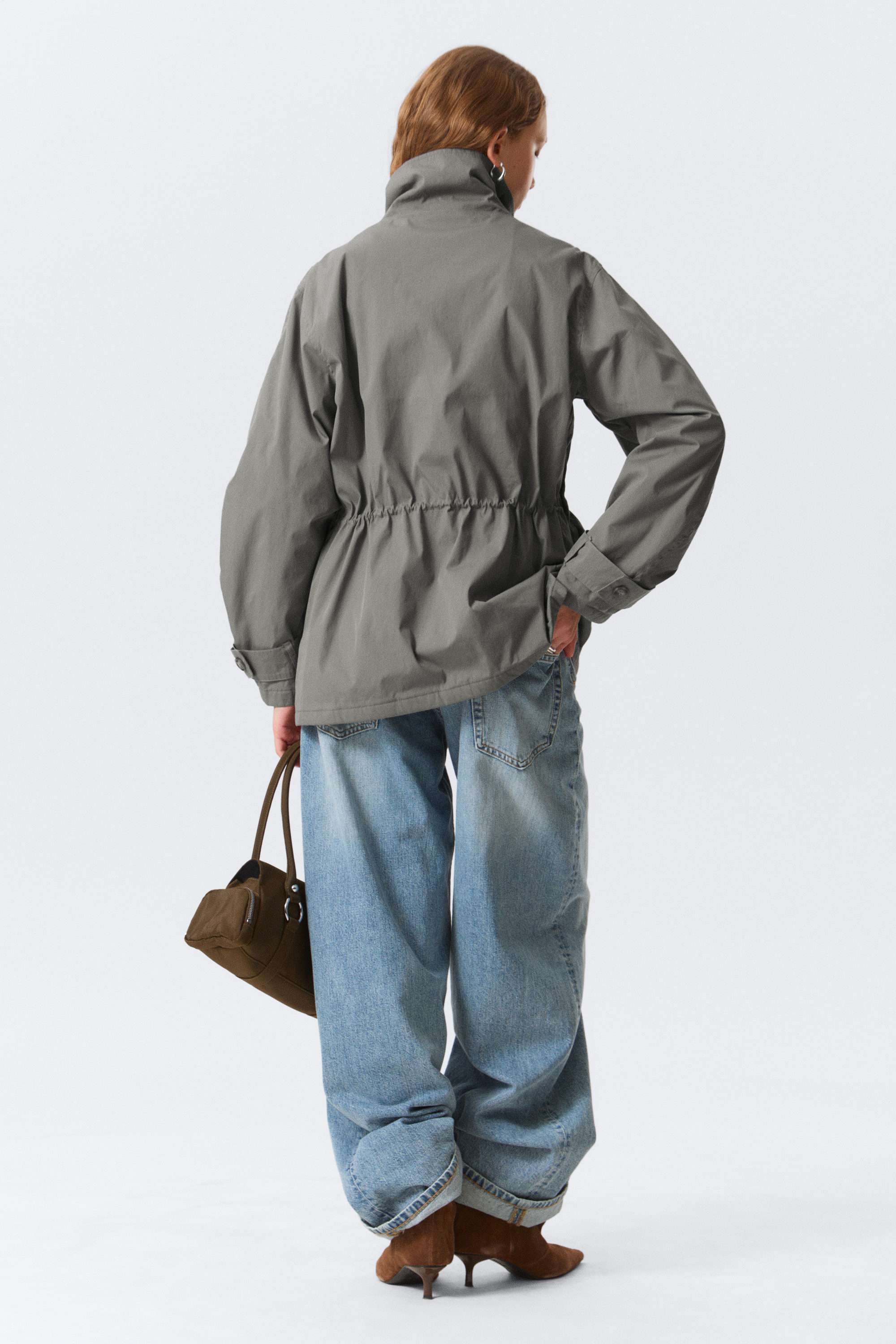 Grå - Relaxed Utility Jacket - 3