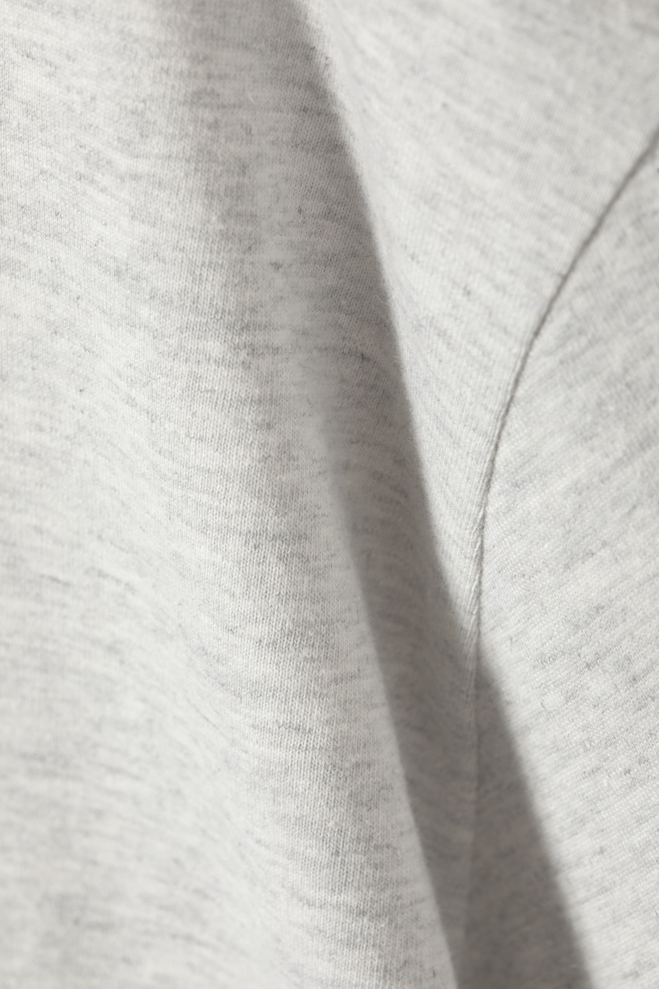 Hellgrau meliert - Weiches Oversized-T-Shirt - 1