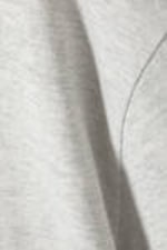 Hellgrau meliert - Weiches Oversized-T-Shirt - 1