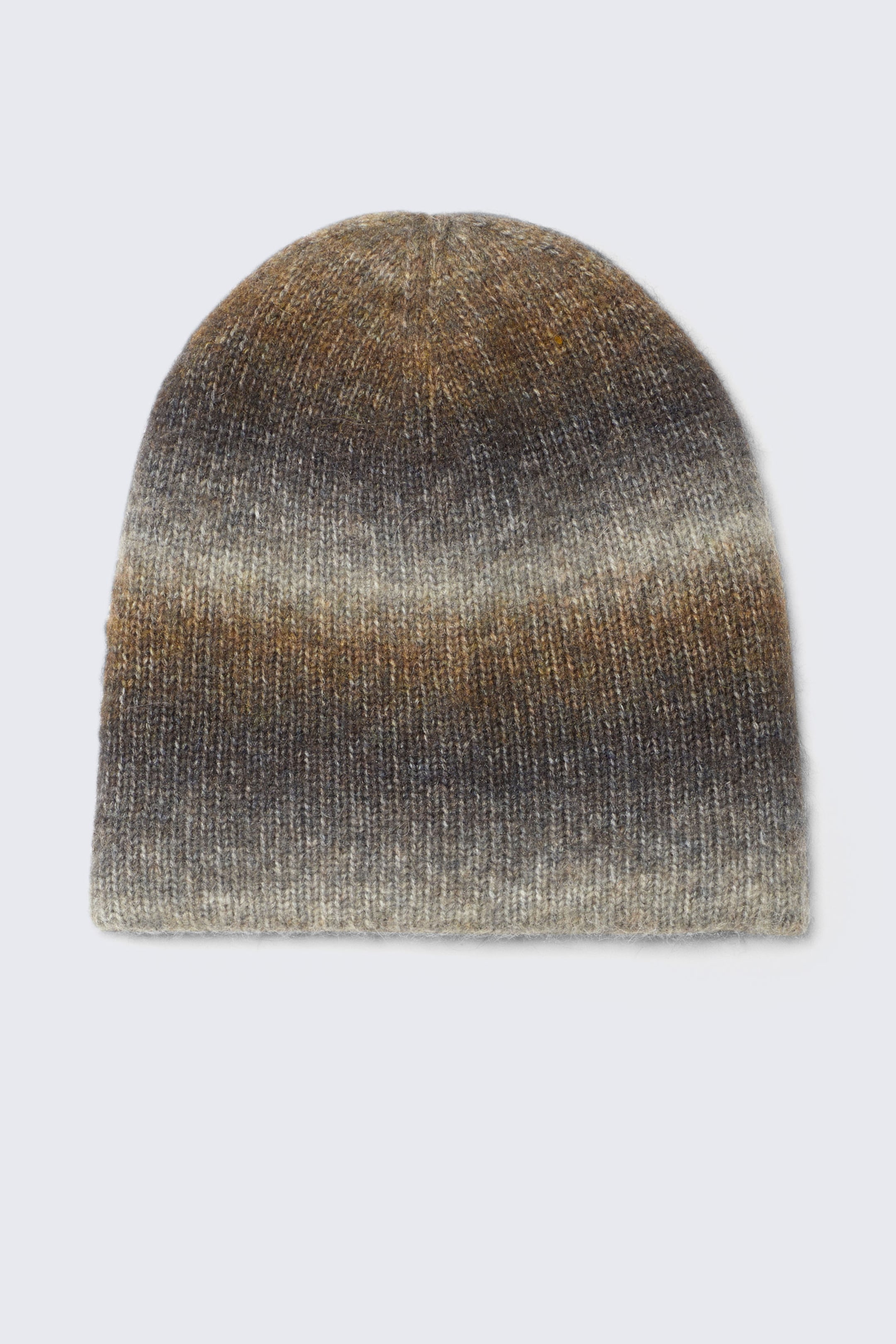 Dusty Beige - Ombre Striped Beanie