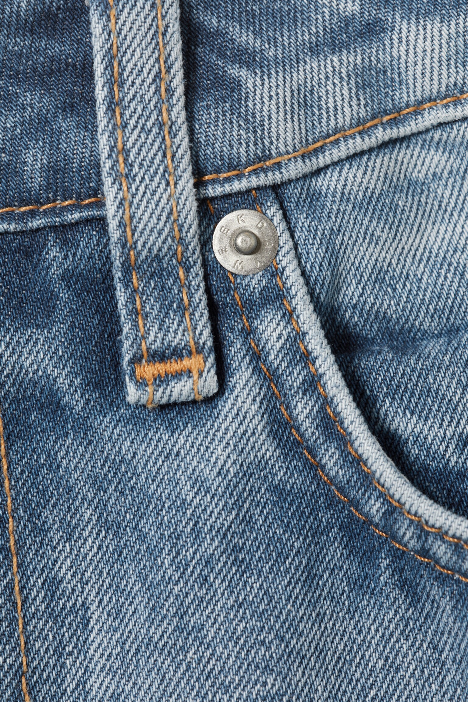 Laika Mid Rise Regular Straight Leg Jeans - Eighteen Blue - Medium Blue - 4