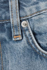 Eighteen Blue - Medium Blue - Laika Mid Rise Regular Straight Leg Jeans - 7