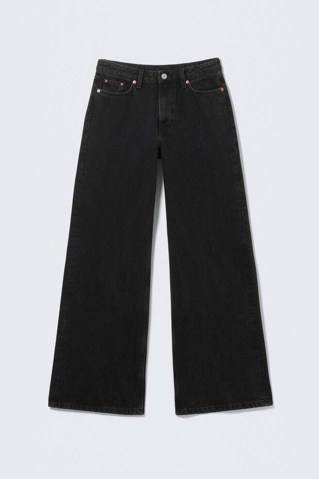 Jeans Paz wide a vita media - Nero deciso – Nero/Lavaggio blu – Blu scuro/Trot Blue – Azzurro/Blue Horses - Blu medio - 1