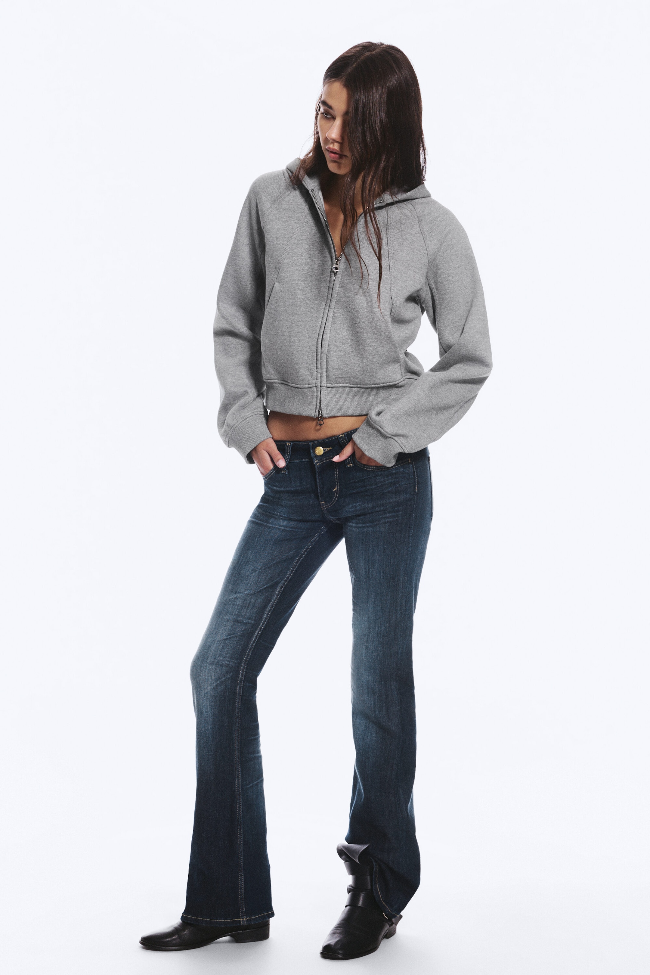 Star Blue - Dark Blue - Booty Bei Low Rise Skinny Bootcut Jeans - 2