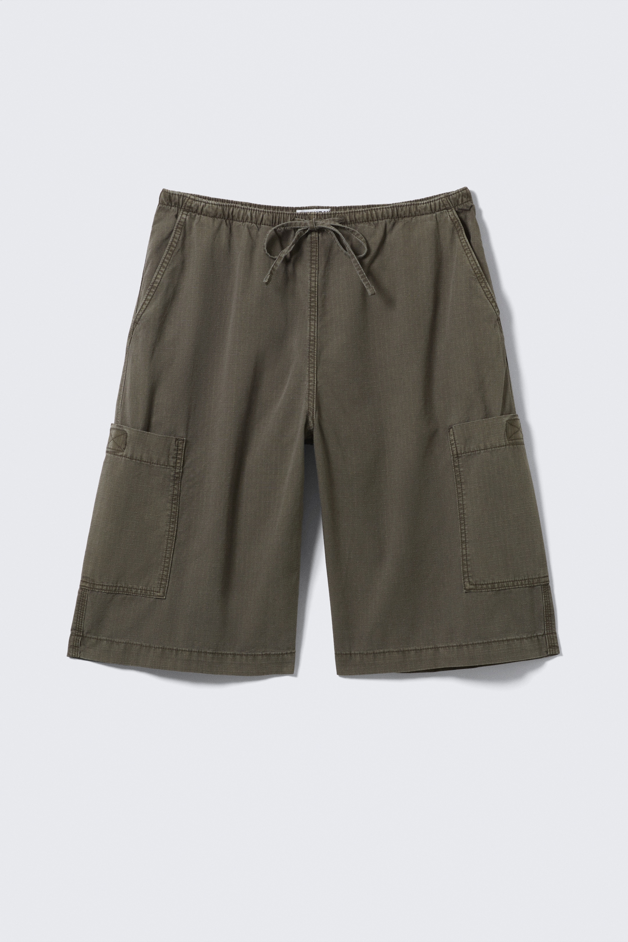 Visualizza immagine più grande: Shorts cargo in ripstop con vestibilità loose - Talpa scuro - DONNA | H&M IT 1