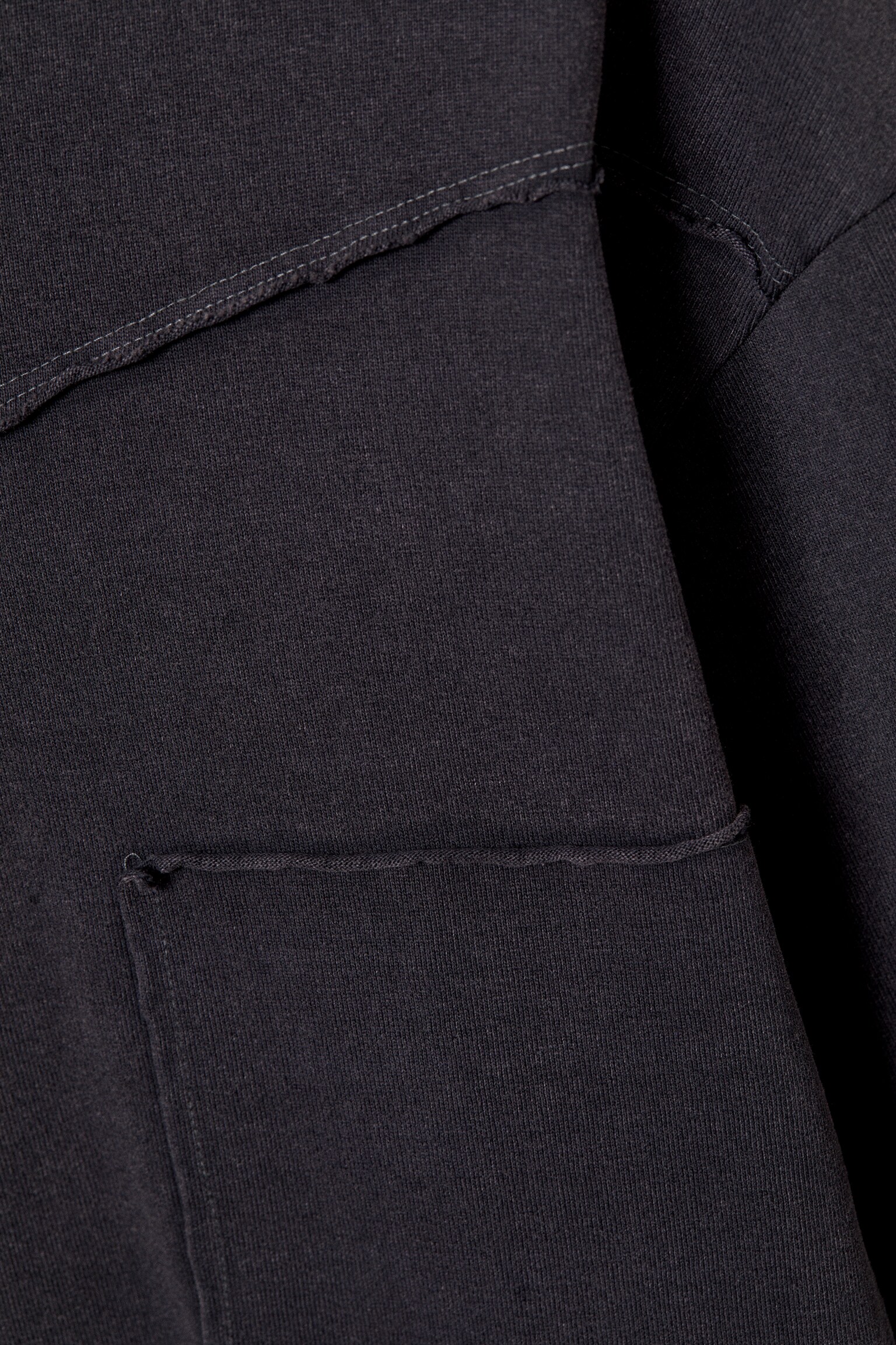 Dubbellaags T-shirt met panelen - Zwart en wit - 4