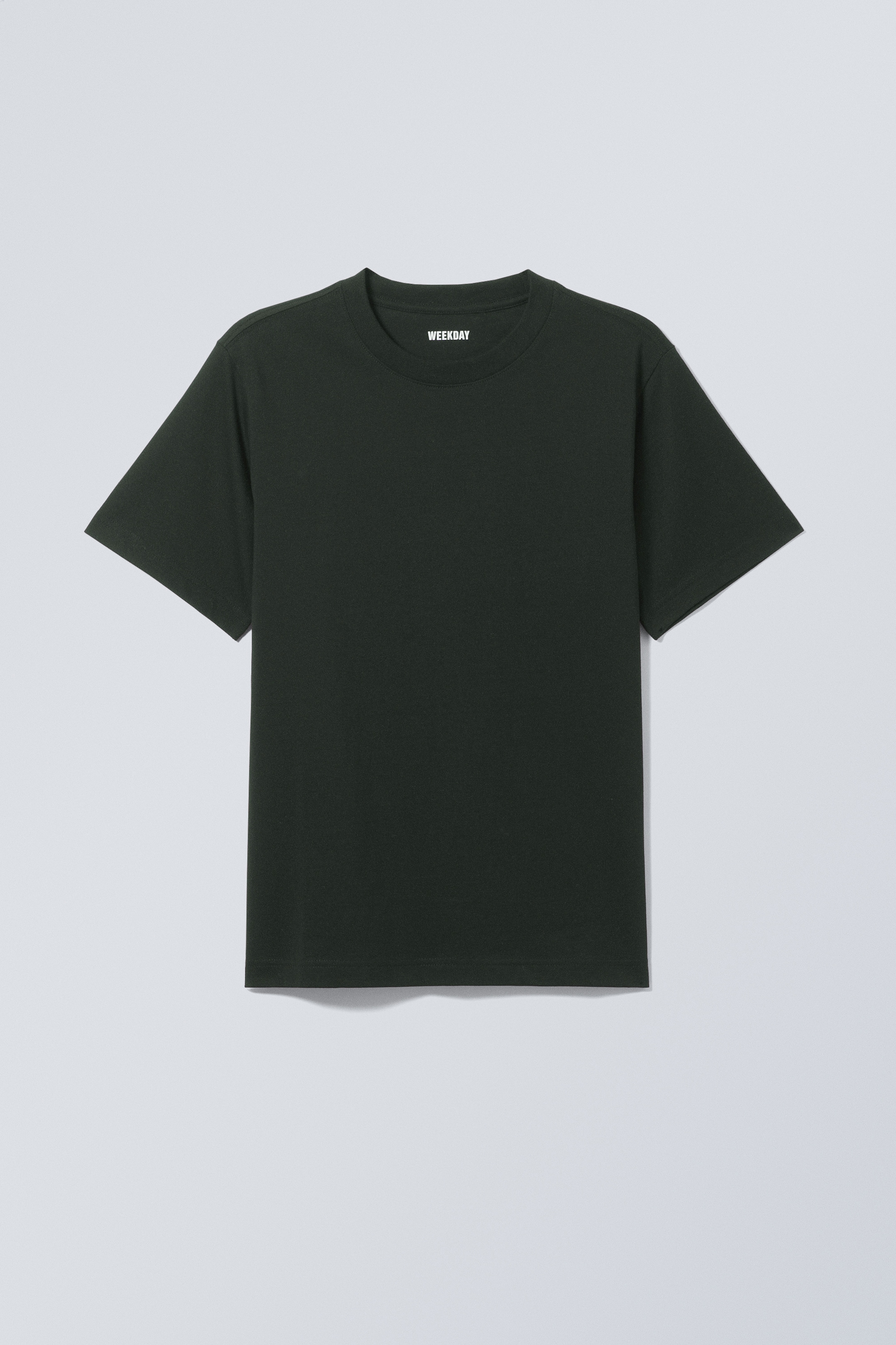 Zobrazit větší obrázek: Short Boxy Heavyweight T-shirt - Tmavě zelená - MUŽI | H&M CZ 3