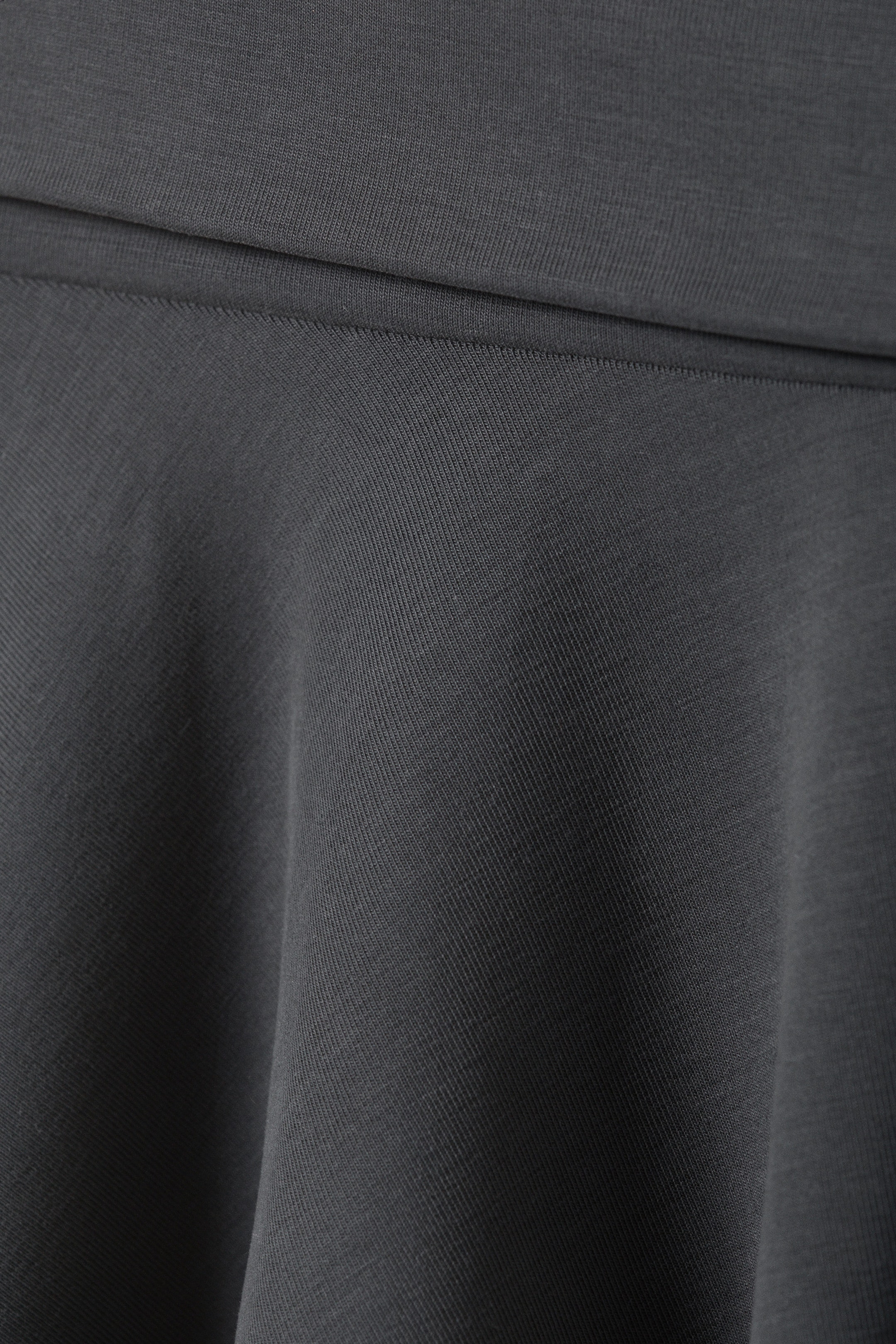 Black - Flared Mid-Rise Mini Skirt - 2