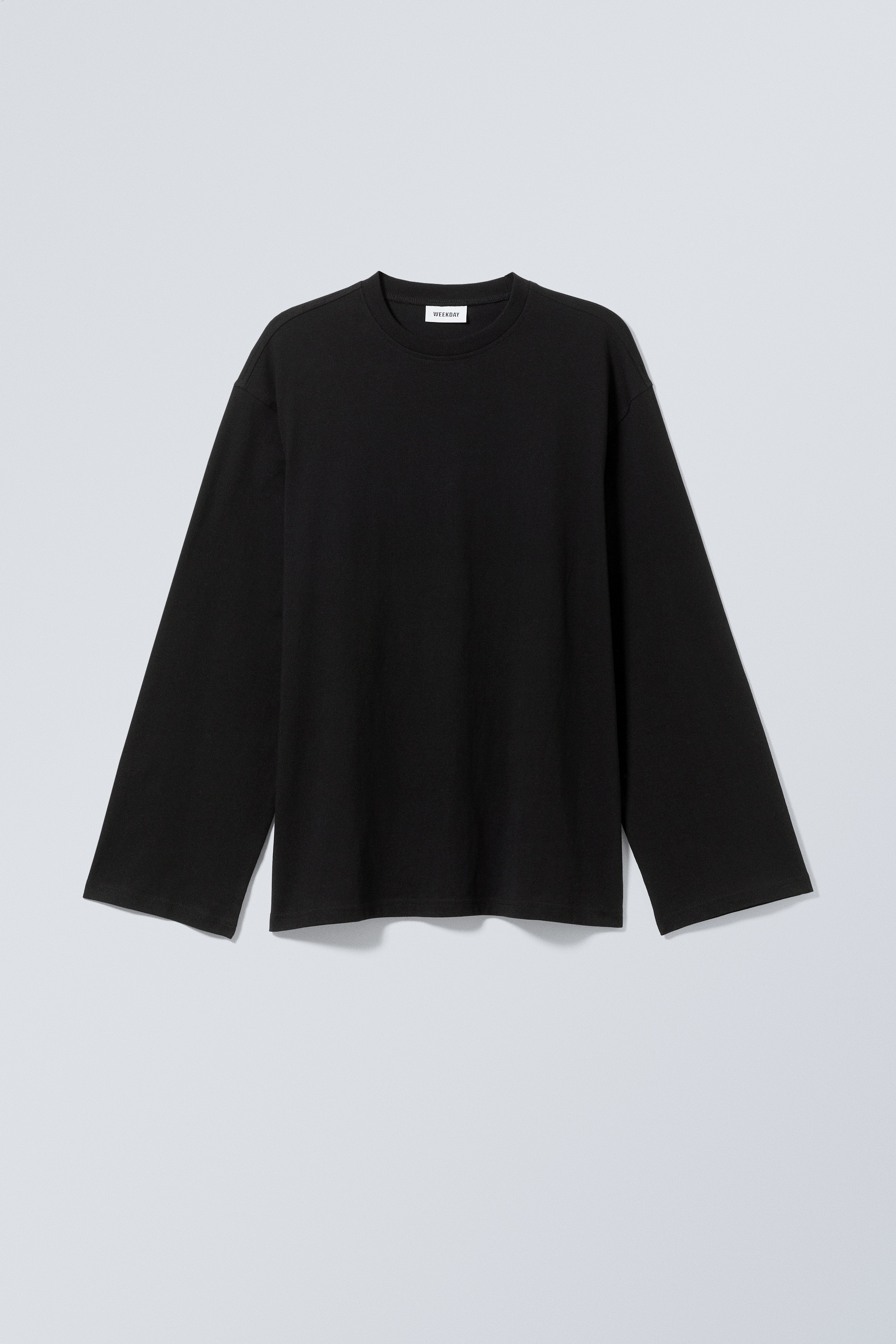 T-shirt à manches longues oversize - Noir/Blanc