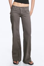 Dark Mole - Stretch Bootcut Trousers - 1