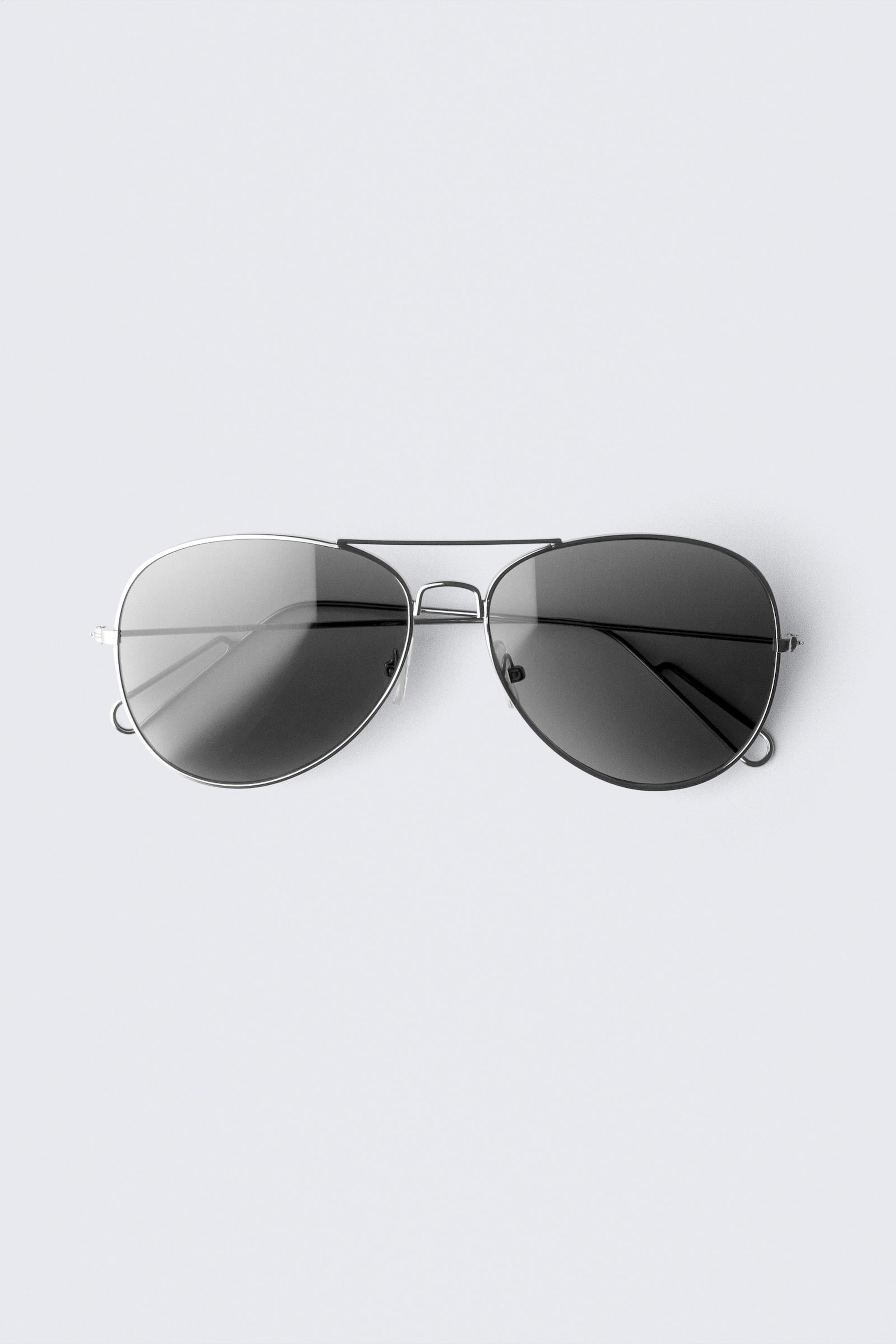 Schwarz - Piloten-Sonnenbrille - 1
