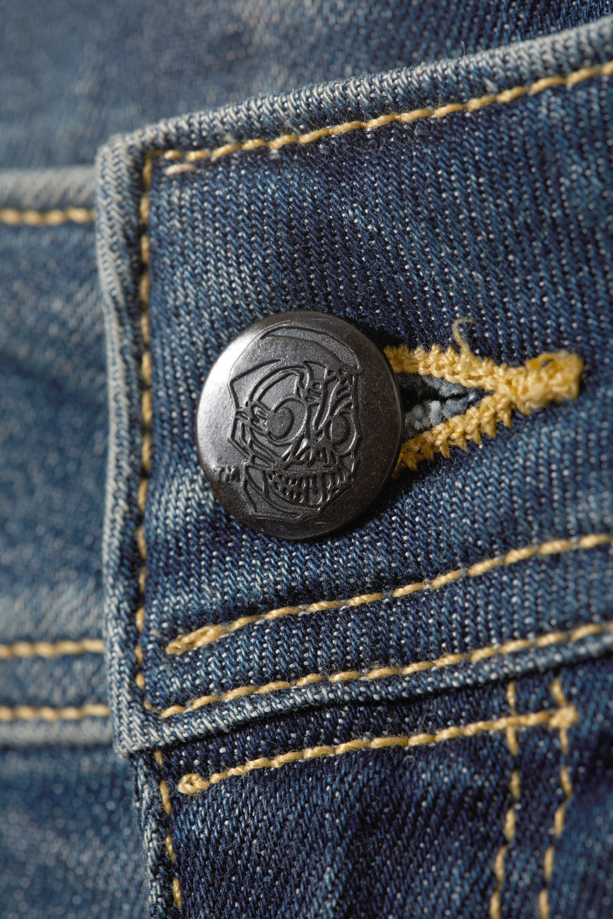 Steel Blue - Mellanblå - Flare Low Waist Flared Skinny Jeans - 6