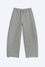 Gråmelerad - Cody scuba-sweatpants - 4