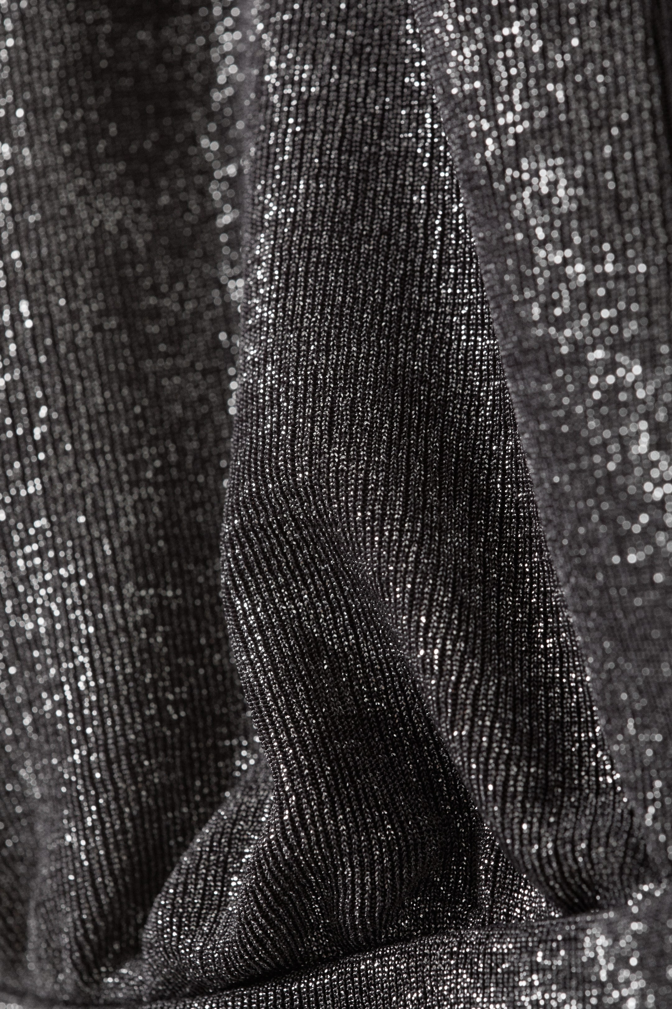 Dark Grey Shimmer - Deep Shimmer Halterneck Top - 5