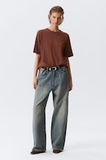 Rostbraun - Kastiges T-Shirt Perfect - 1