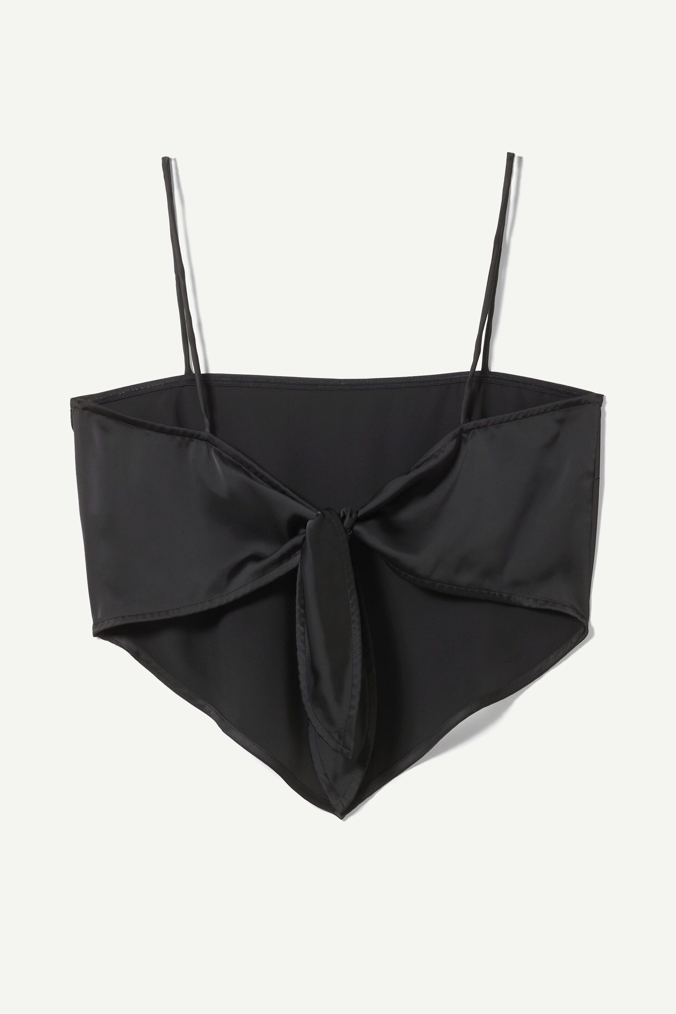 Black - Armelle Scarf Top - 1