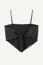 Black - Armelle Scarf Top - 1