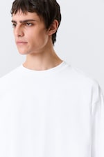 White - Loose Boxy Long-Sleeved T-shirt - 1