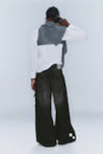 Black Web - Svart - Rad Super Regular Waist Loose Wide Jeans - 2
