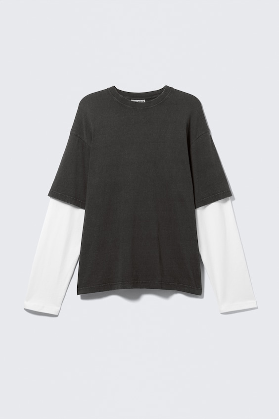 Dwuwarstwowy T-shirt z bawełny
