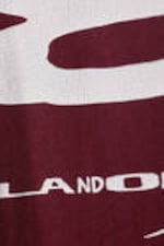 Zonverbleekt donkerrood - CM x LB uniseks T-shirt met korte mouwen - 8