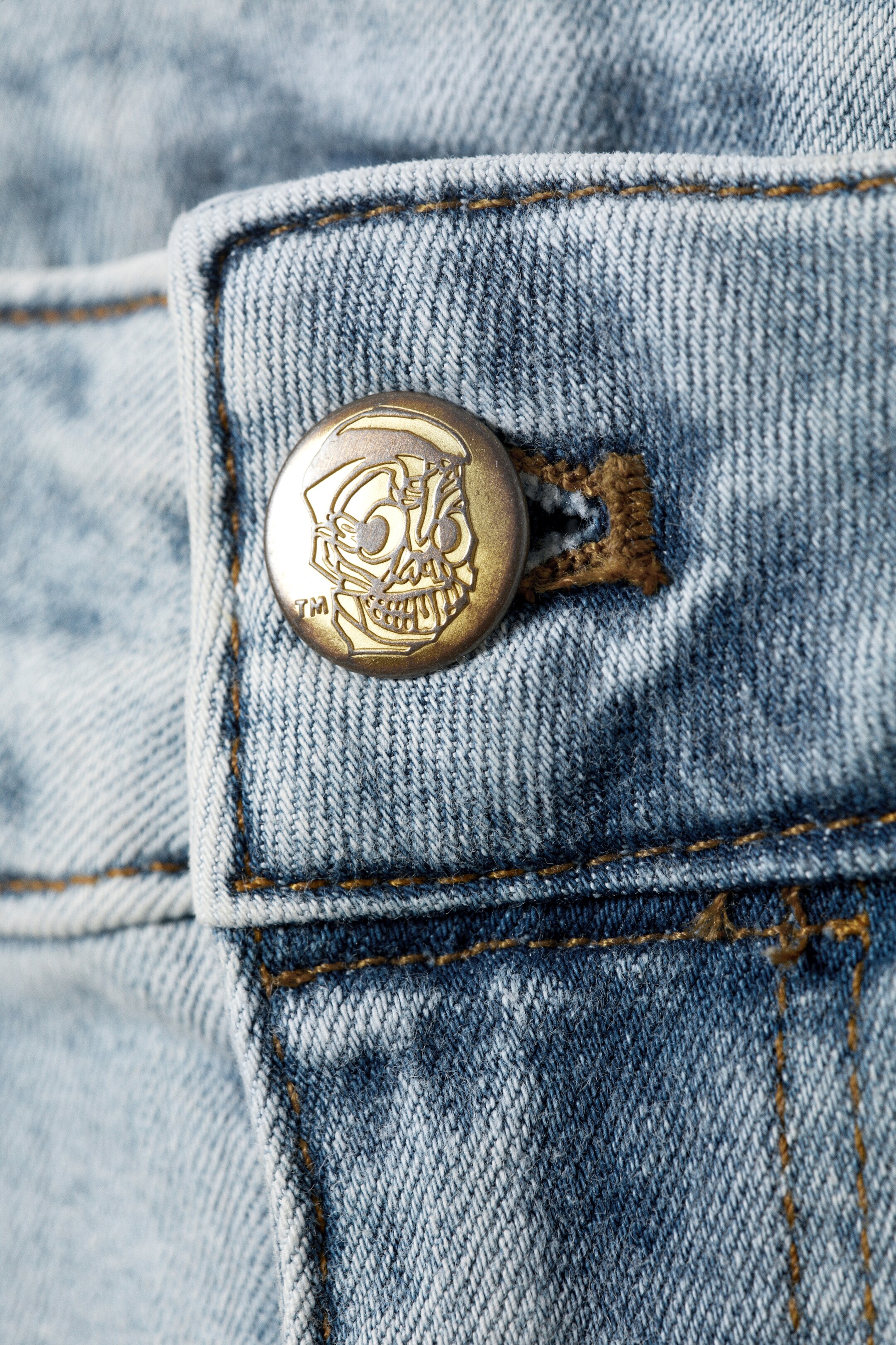 Visa större bild: Booty Bei Low Waist Skinny Bootcut Jeans - Ljusblå - DAM | H&M FI 6