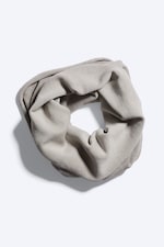 Grey - Knitted Tube Neck Warmer - 2