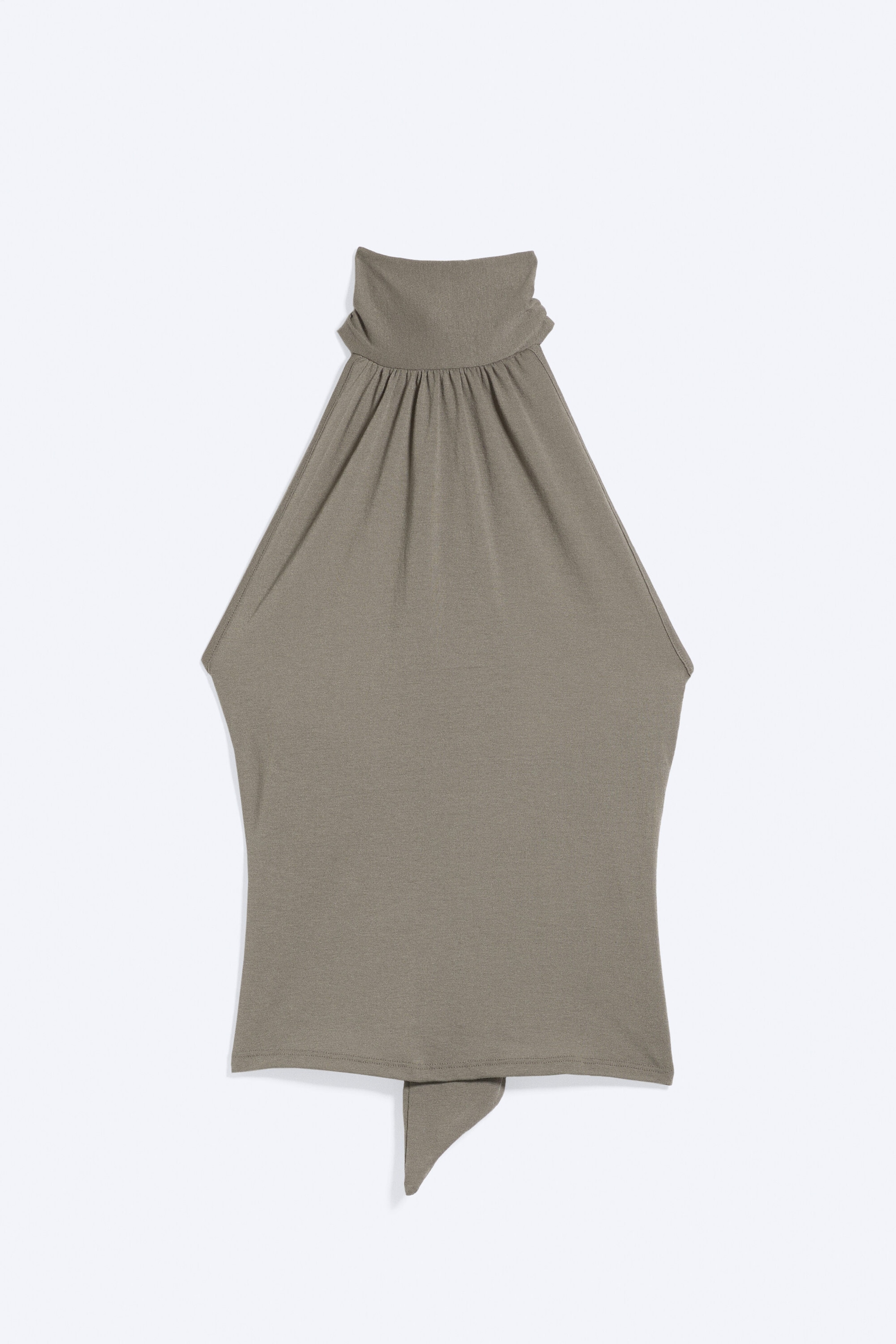 Dusty Mole - Draped Halterneck Top - 4