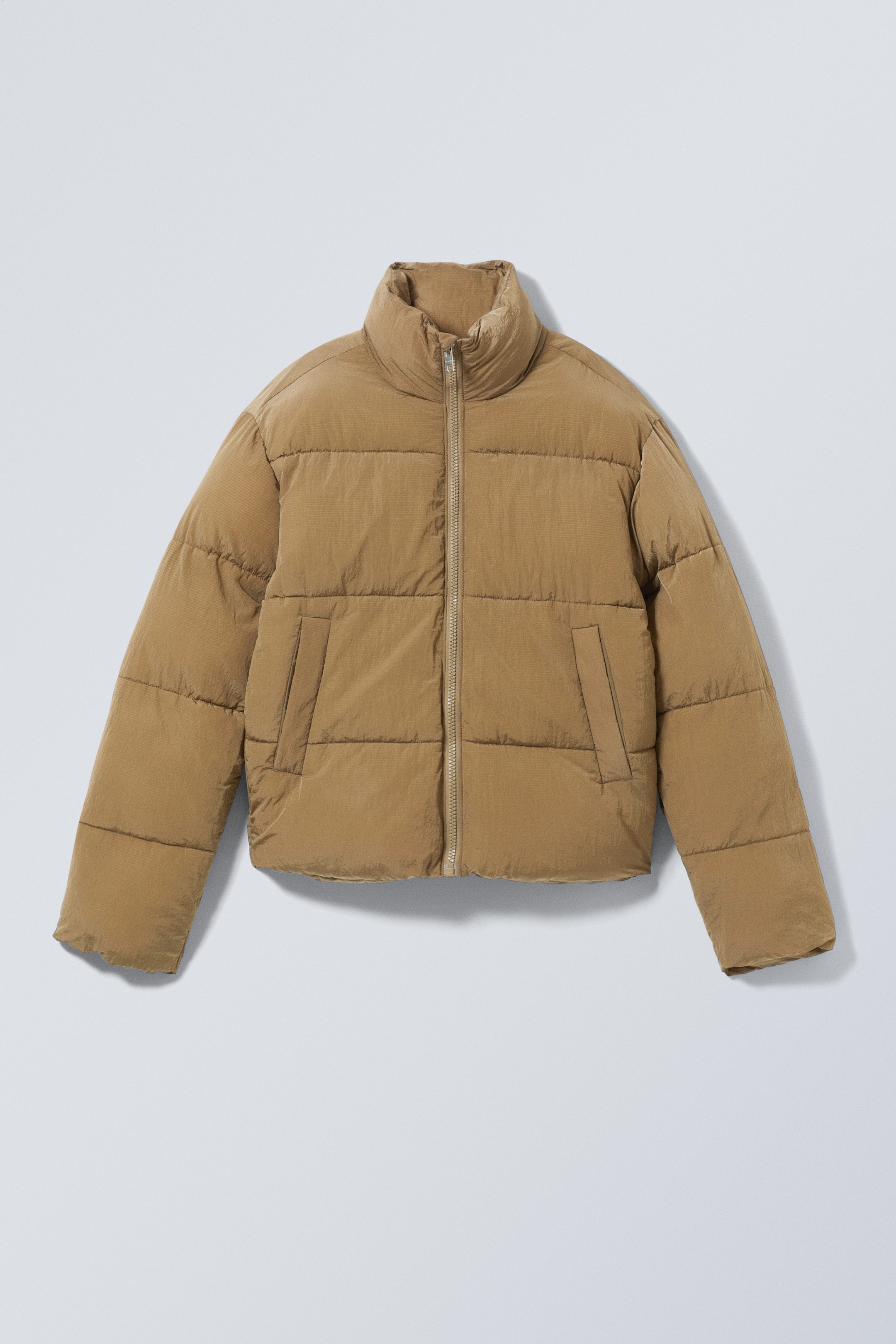 Dunkles Taupe - Ripstop-Pufferjacke Ben - 0