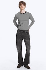 Empire Black - Black - Sky low rise regular bootcut jeans - 0