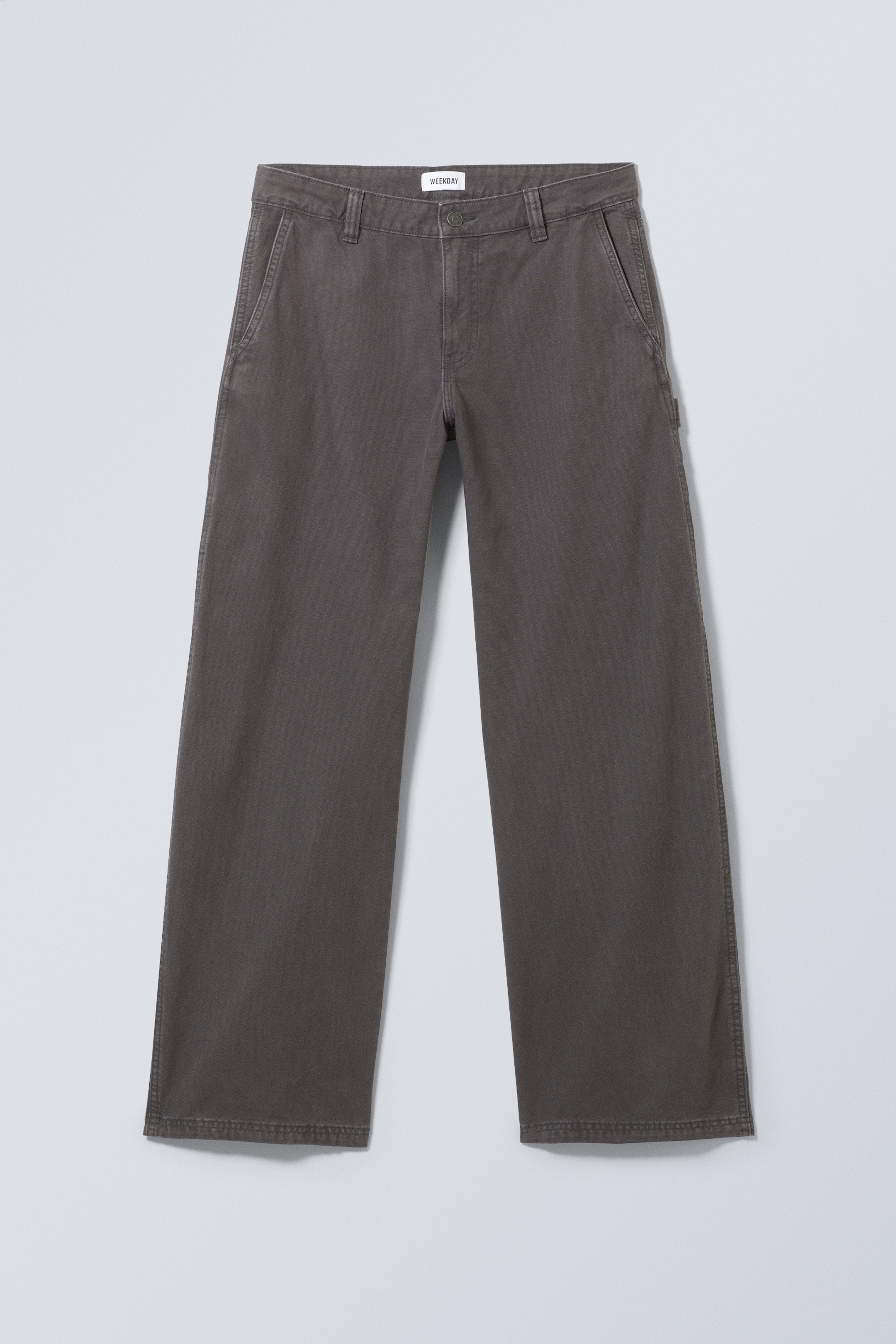 Größeres Bild ansehen: Locker geschnittene Canvas-Hose - Dunkelgrau - Ladies | H&M DE 1
