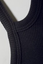 Black - Strap Crop Top - 1
