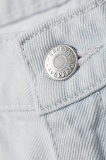 Bleached - Rowe Super High Waisted Regular Straight Jeans - 1