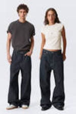 #4C5164 - Astro Loose Baggy Leg Jeans