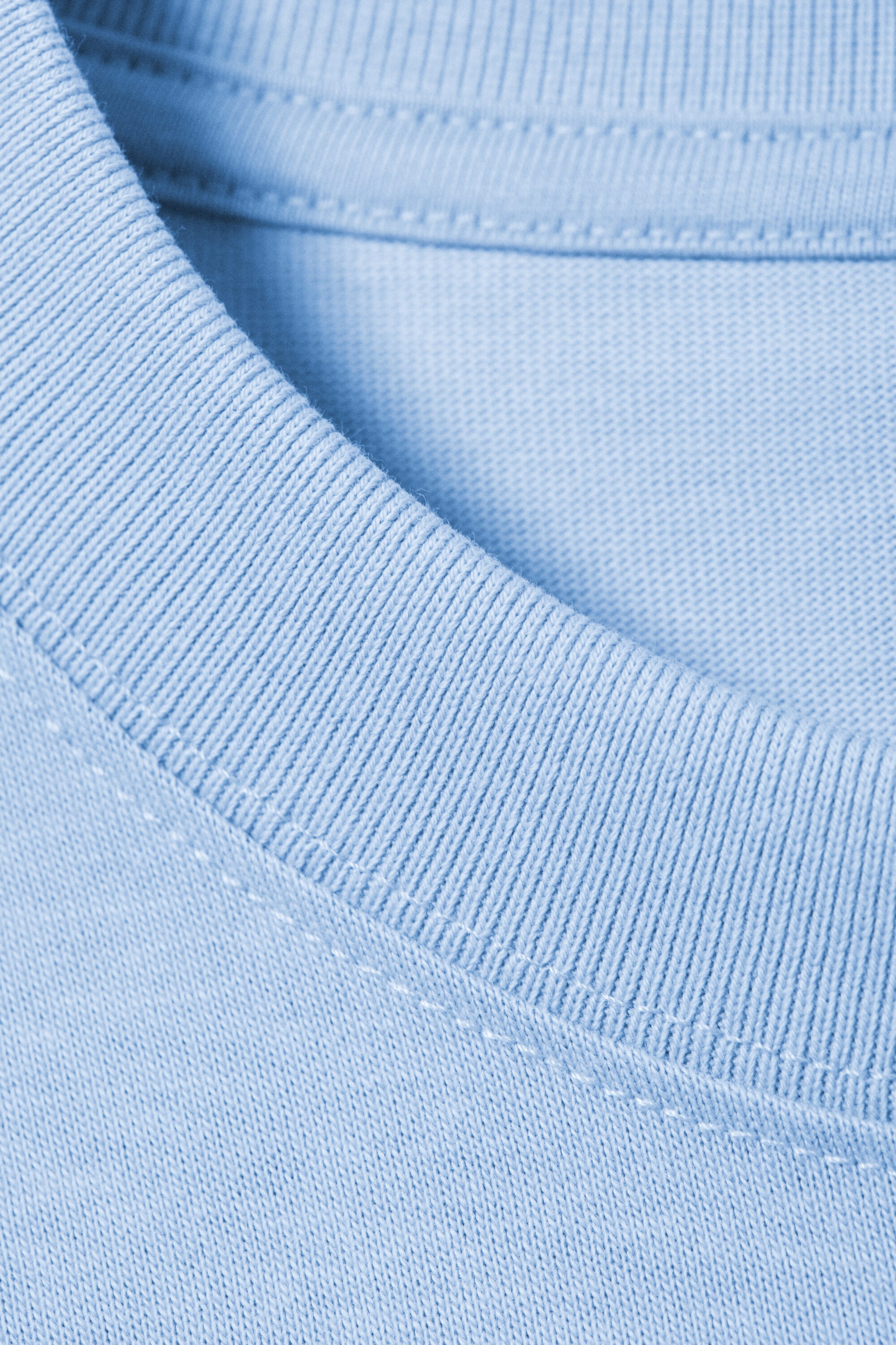 Hellblau - Boxy Longsleeve mit lockerer Passform - 2