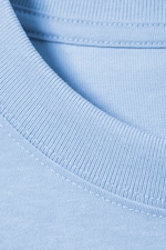 Hellblau - Boxy Longsleeve mit lockerer Passform - 1