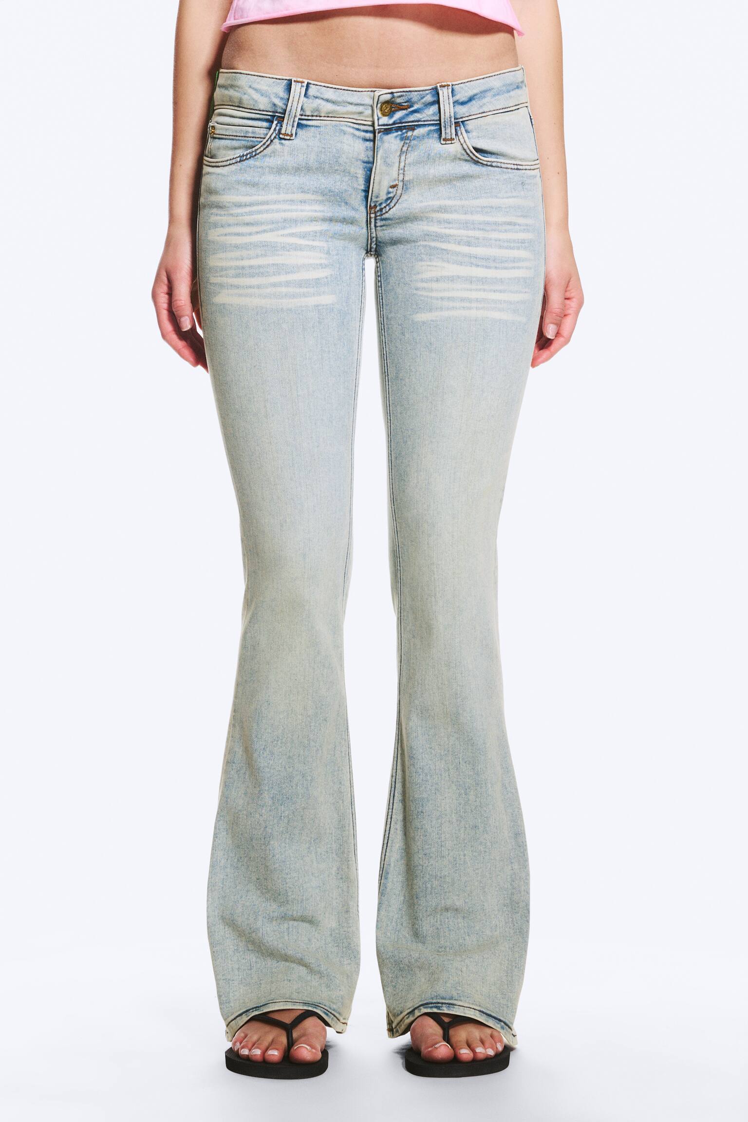 Jeans Booty Bei bootcut skinny a vita bassa - Azzurro/Blue Spray - Blu scuro/Blue Moon – Blu medio/Black Moon - Grigio/Lavaggio blu – Blu scuro/Star Blue – Blu scuro/Cloudy Blue - Blu medio/Lavaggio nero/Spray nero/Azzurro - 8